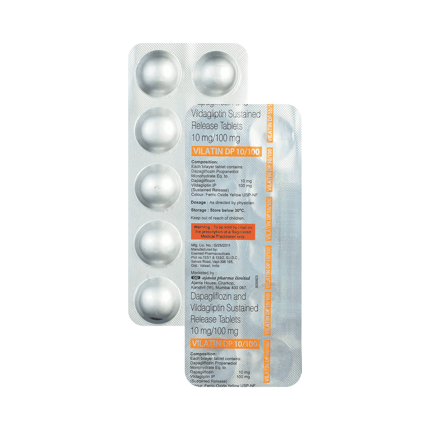 Vilatin DP 10/100 Tablet - Image 1