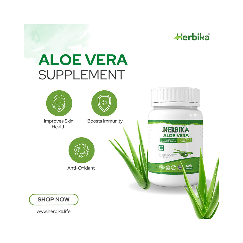 Herbika Aloe Vera Capsule - Image 2