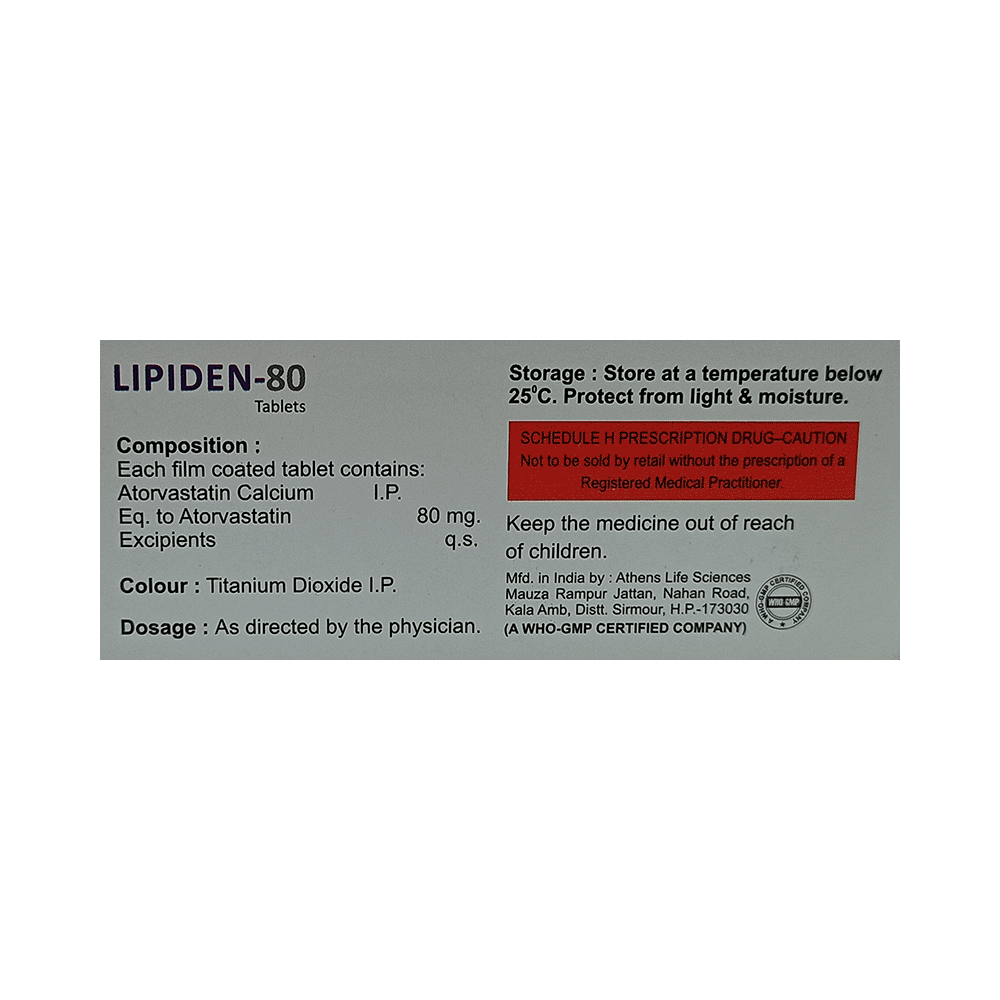 Lipiden 80 Tablet - Image 2