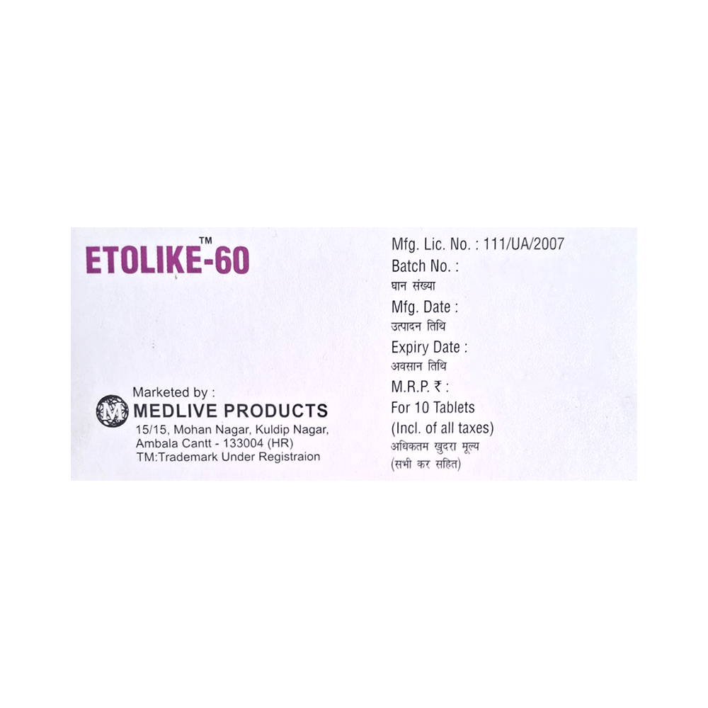 Etolike 60 Tablet - Image 2