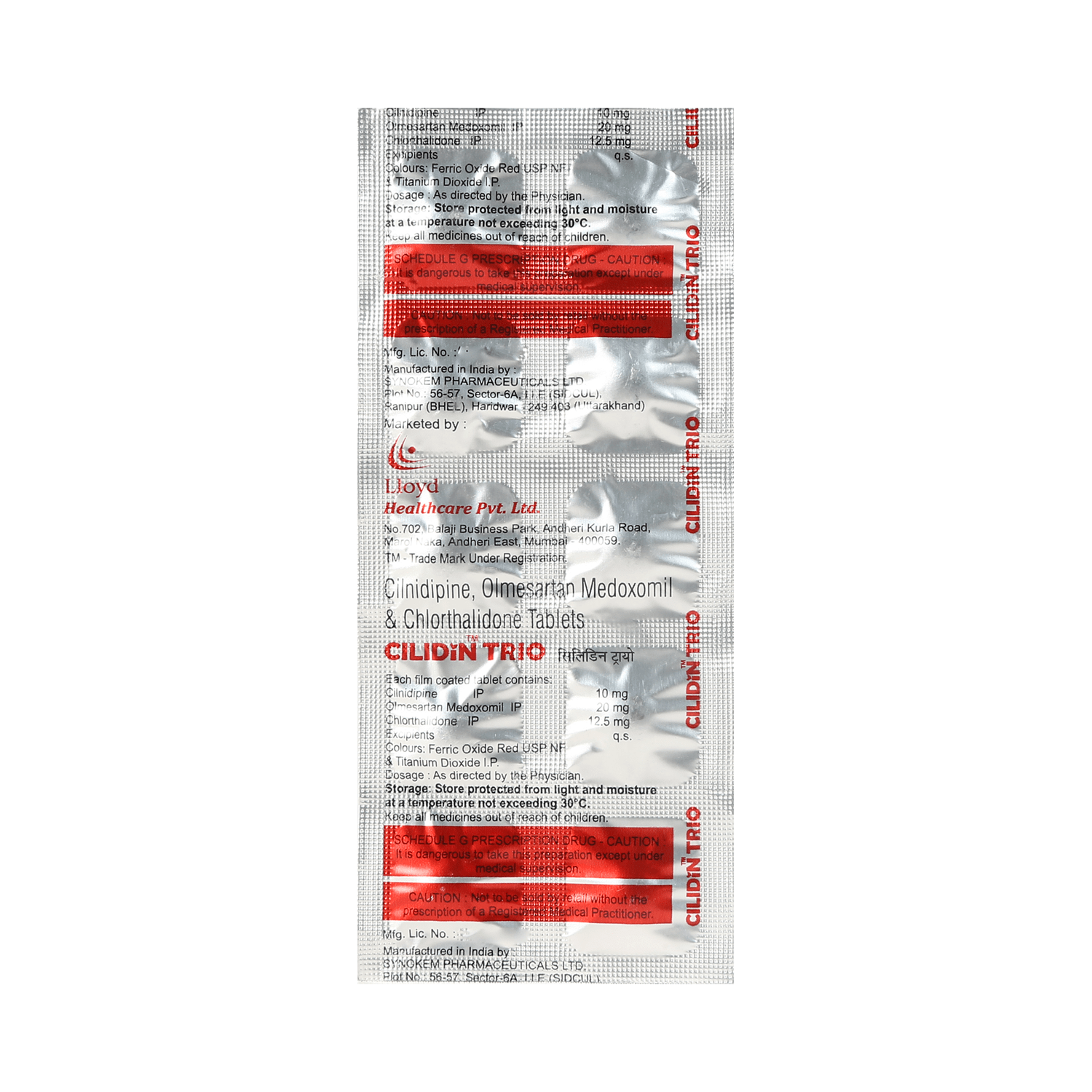 Cilidin Trio Tablet - Image 3