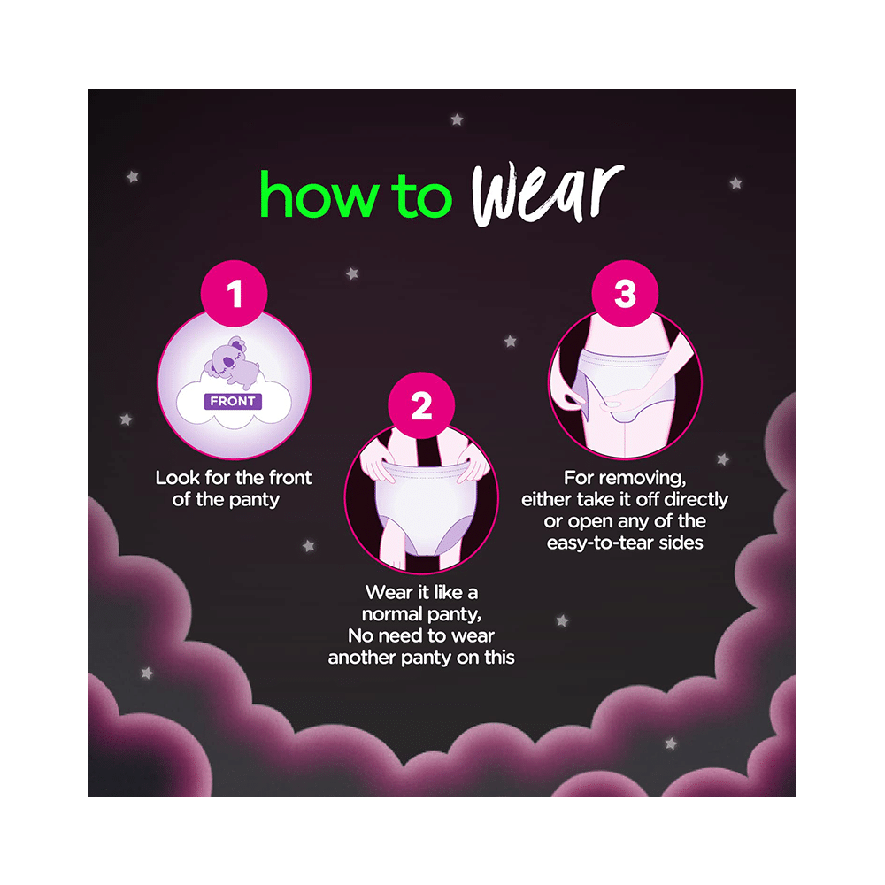 Whisper Bindazzz Night Period Panty Trial Pack M-L - Image 5