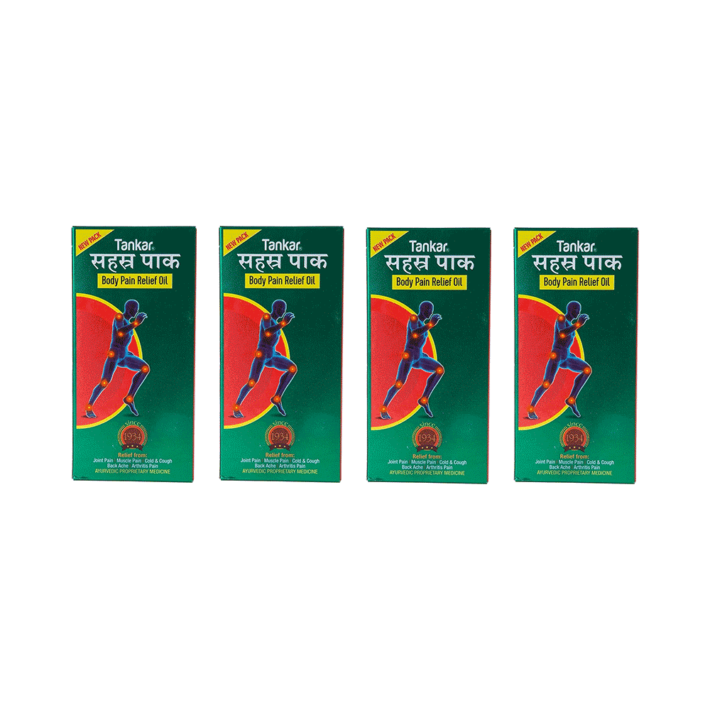 Tankar Sahstrapak Body Pain Relief Oil(110ml Each)