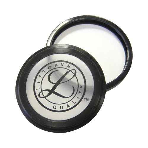 3M Littmann Tunable Diaphragm and Rim- Cardiology III (Small Side) Black - Image 1