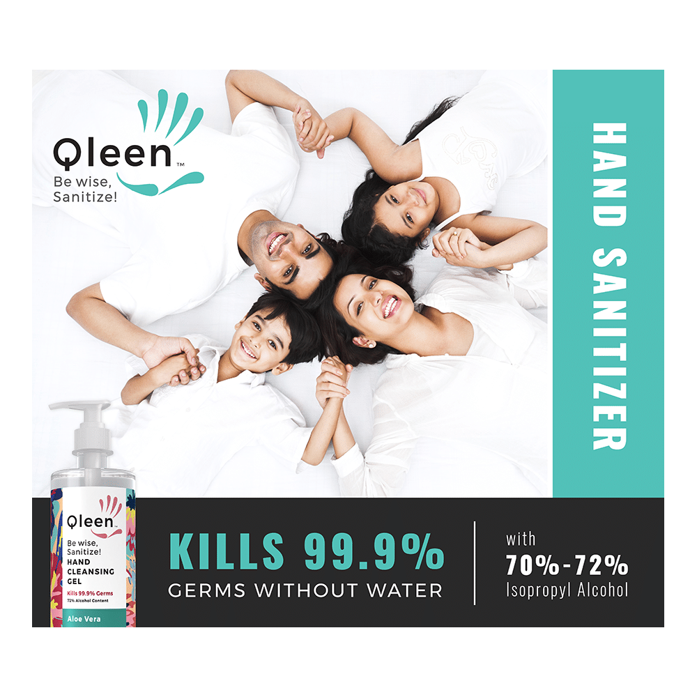 Qleen Hand Cleansing Gel (120ml Each) - Image 4