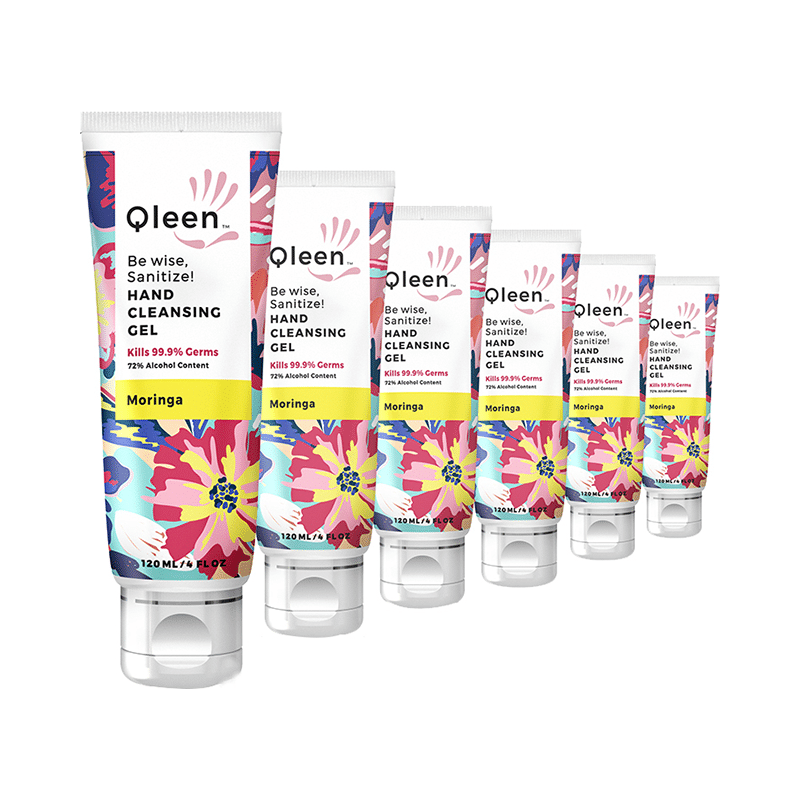 Qleen Hand Cleansing Gel (120ml Each)