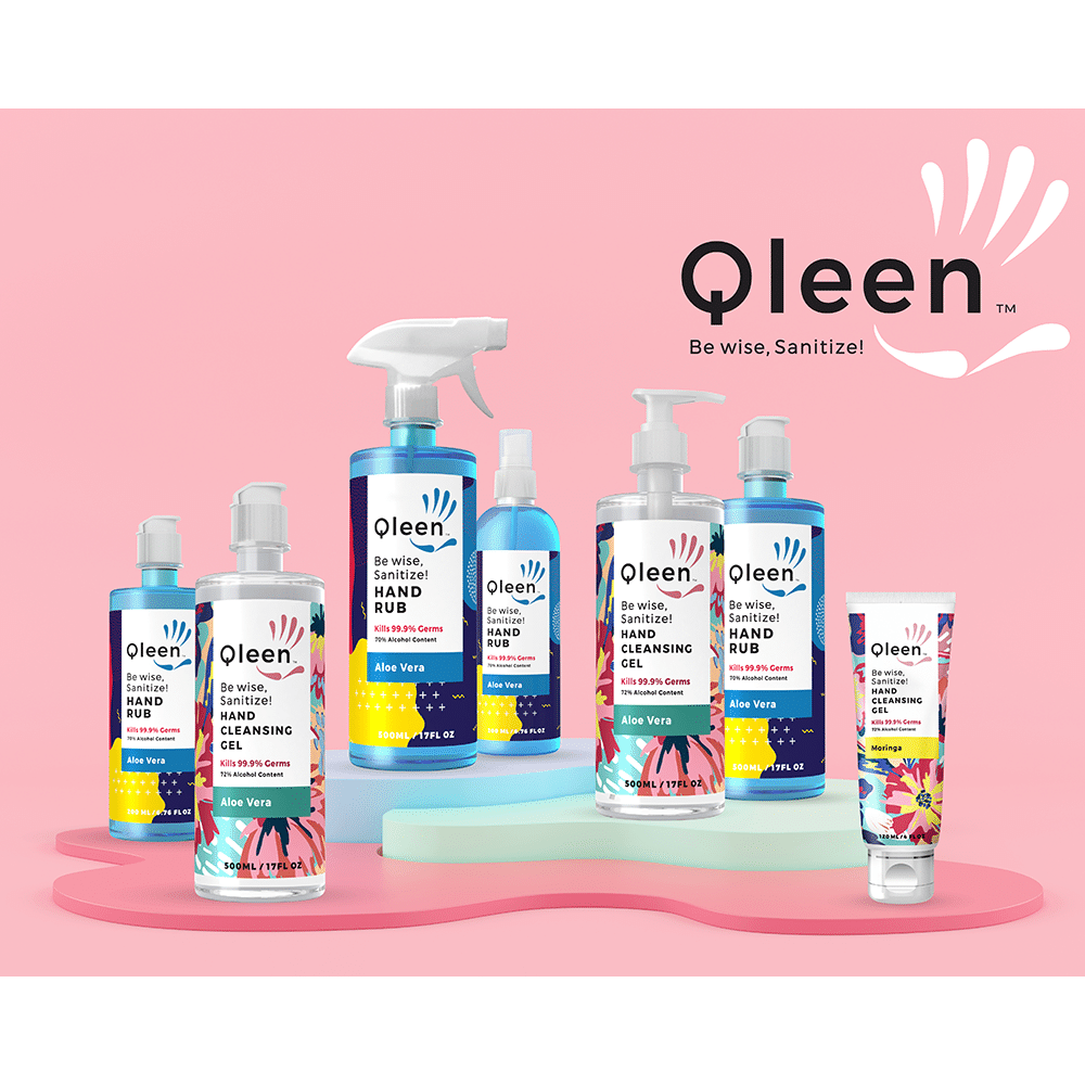 Qleen Hand Cleansing Gel (120ml Each) - Image 8