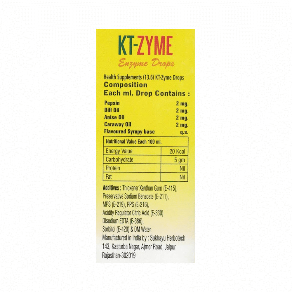 KT-Zyme Oral Drops Pineapple - Image 2