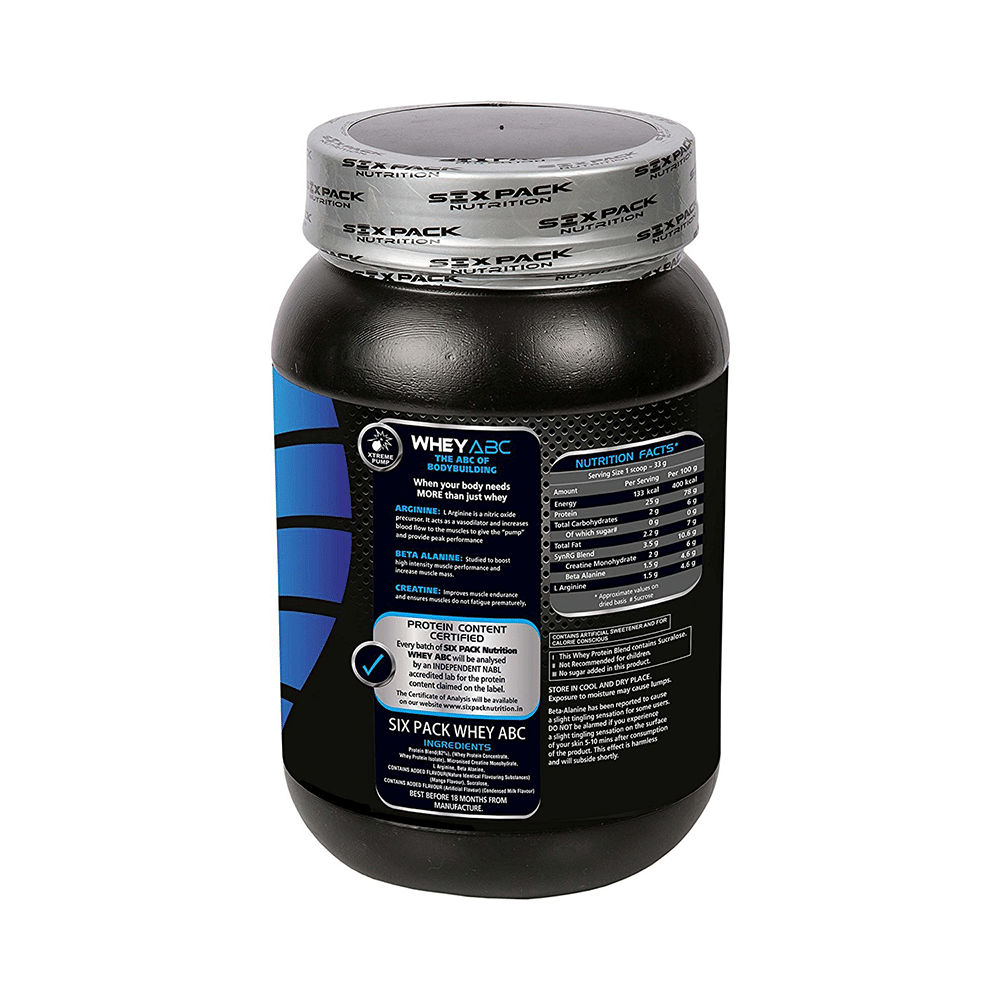 Sixpack Nutrition Whey ABC Protein Powder Mango Dolly - Image 2