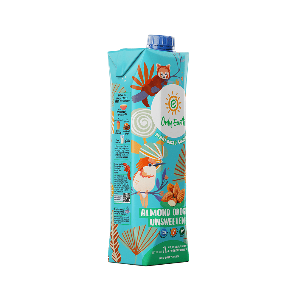 Only Earth Almond Original Unsweetened Milk | No Added Sugar - Image 2