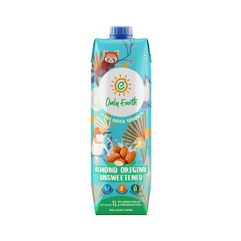 Only Earth Almond Original Unsweetened Milk | No Added Sugar - Image 1