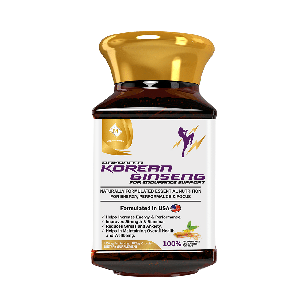 Mountainor Advanced Korean Ginseng for Endurance Support Veg Capsule - Image 1