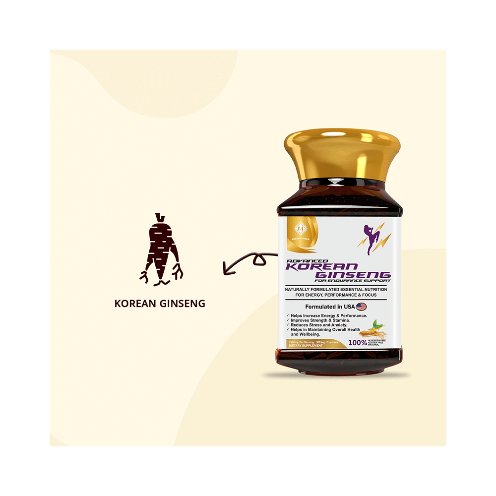 Mountainor Advanced Korean Ginseng for Endurance Support Veg Capsule - Image 6