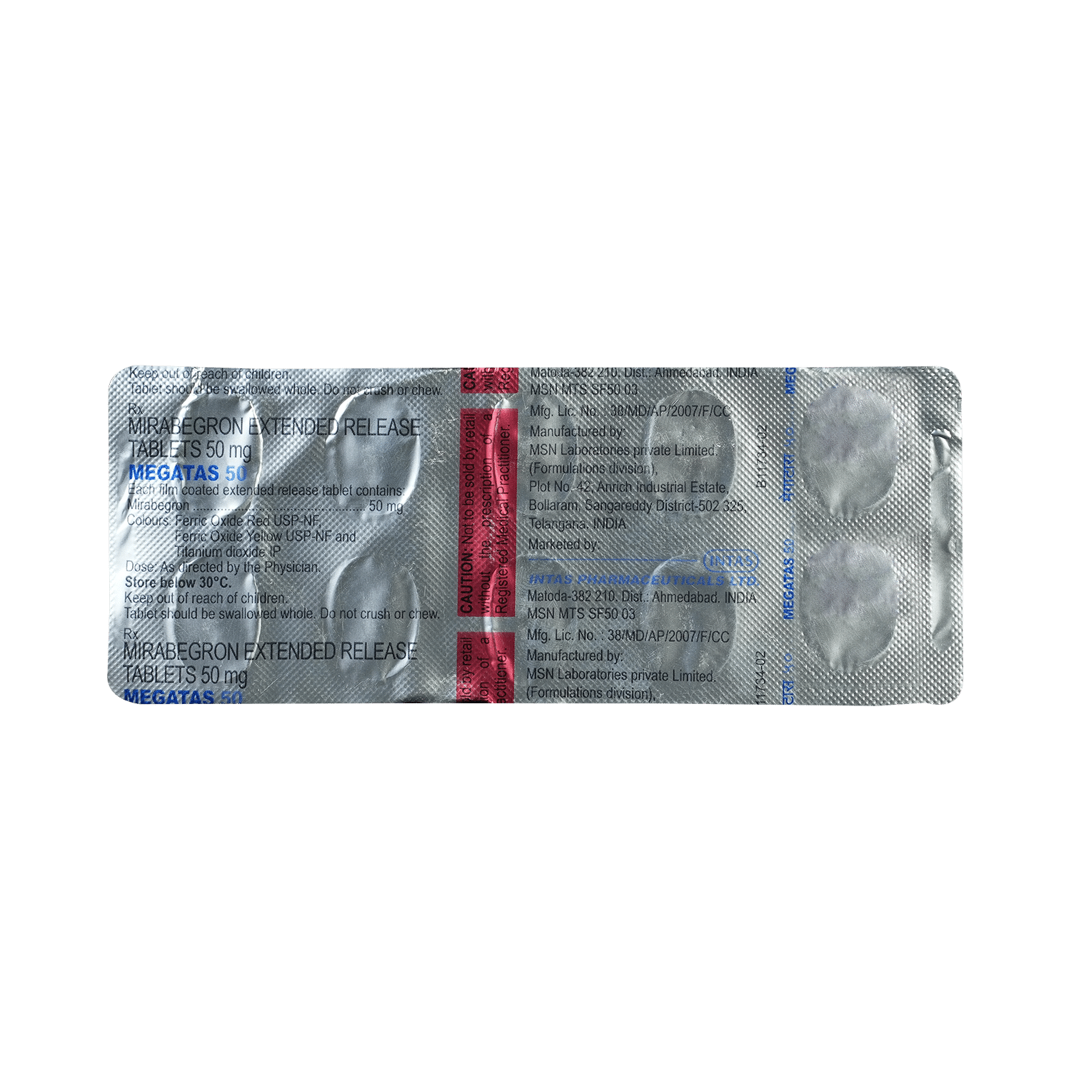 Megatas 50 Tablet ER - Image 3