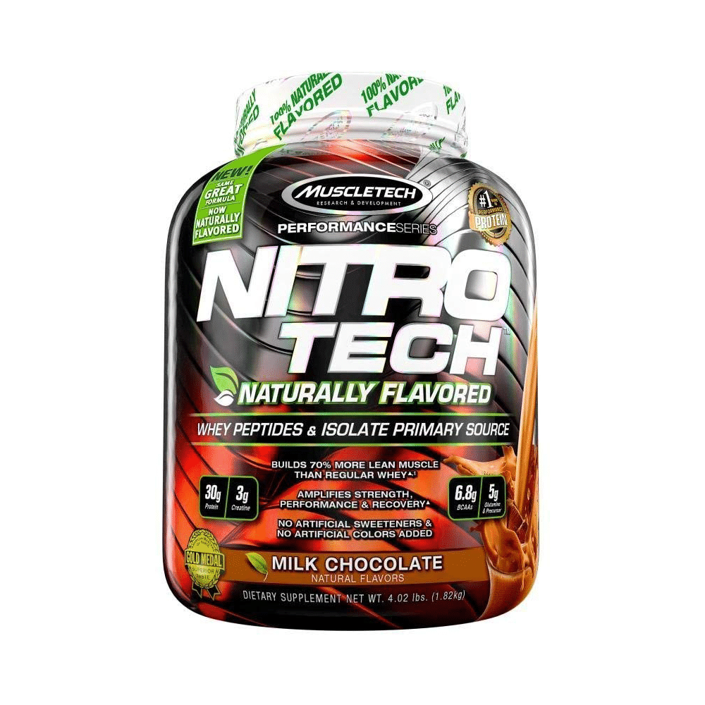 Muscletech Performance Series Nitro Tech Whey Peptides & Isolate Milk Chocolate - Image 1