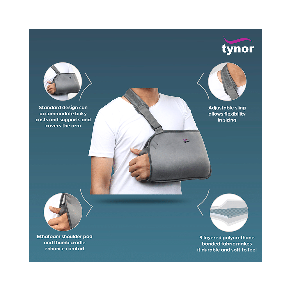 Tynor C-06 Pouch Arm Sling (Baggy) Medium - Image 3
