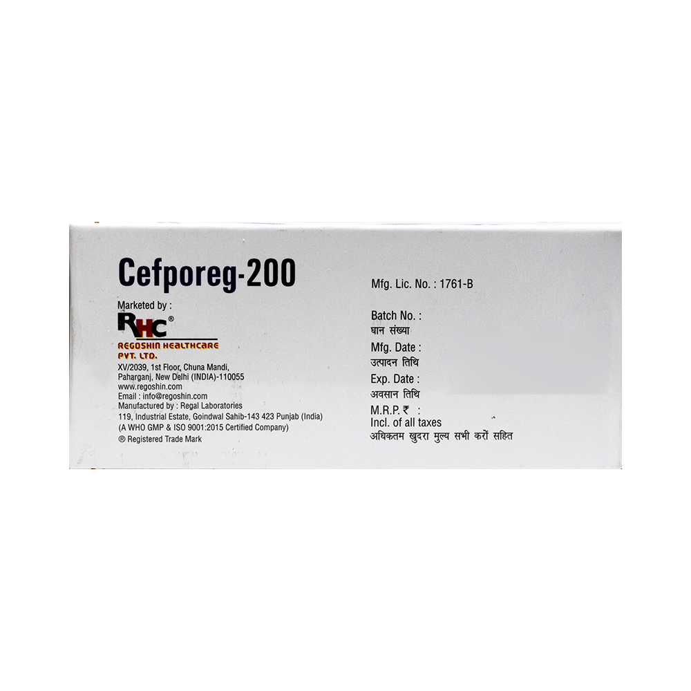 Cefporeg 200 Tablet - Image 3