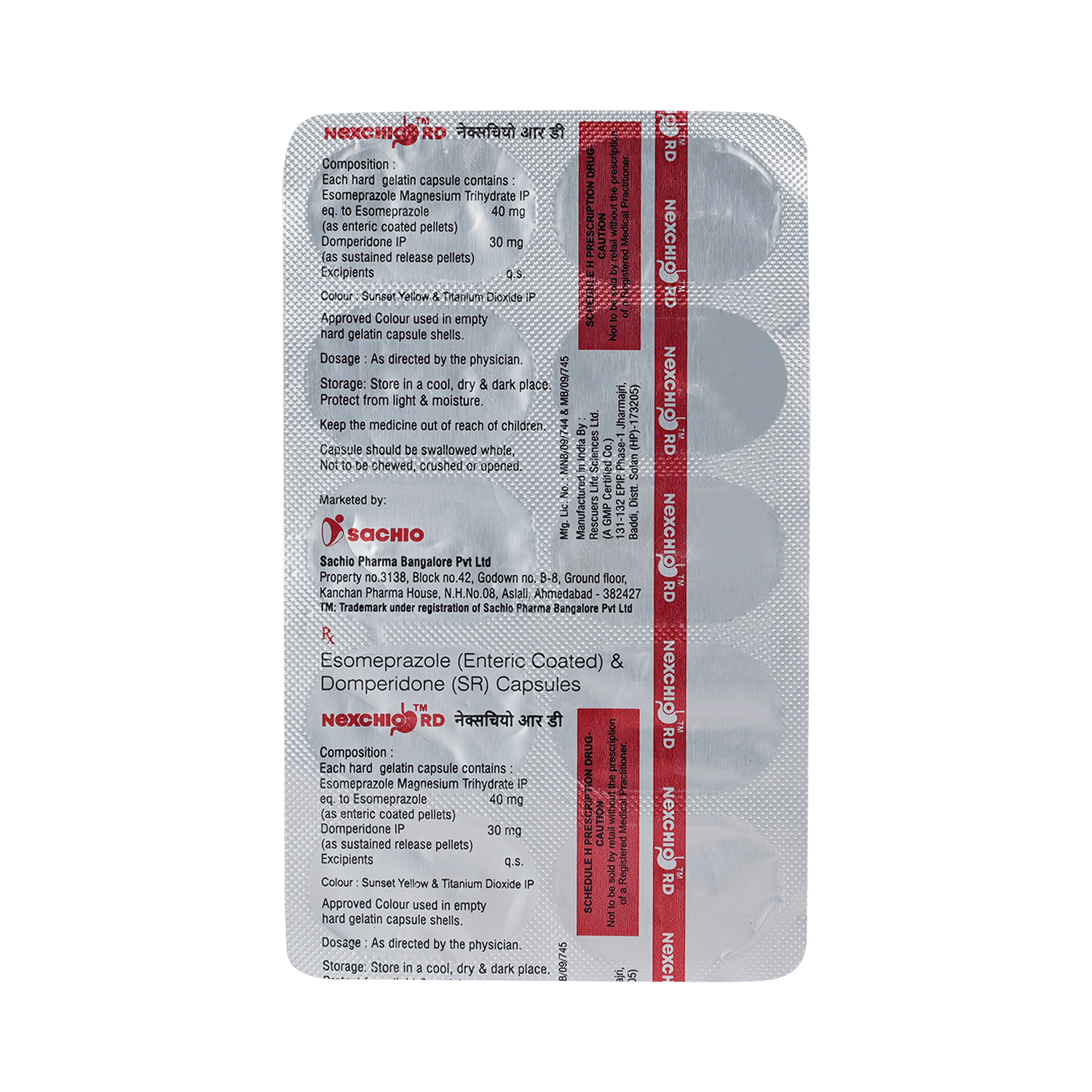 Nexchio RD 30mg/40mg Capsule - Image 3