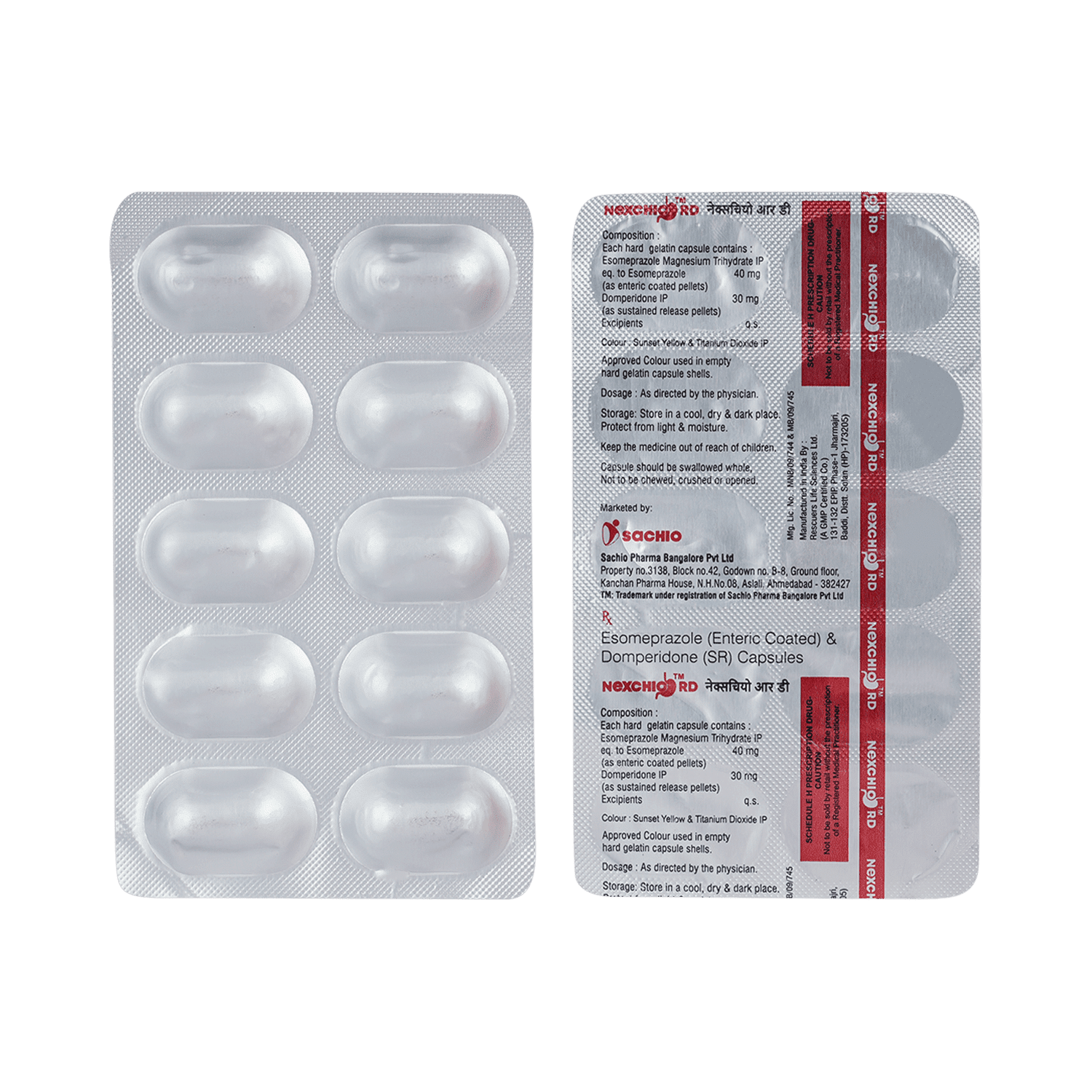 Nexchio RD 30mg/40mg Capsule - Image 1