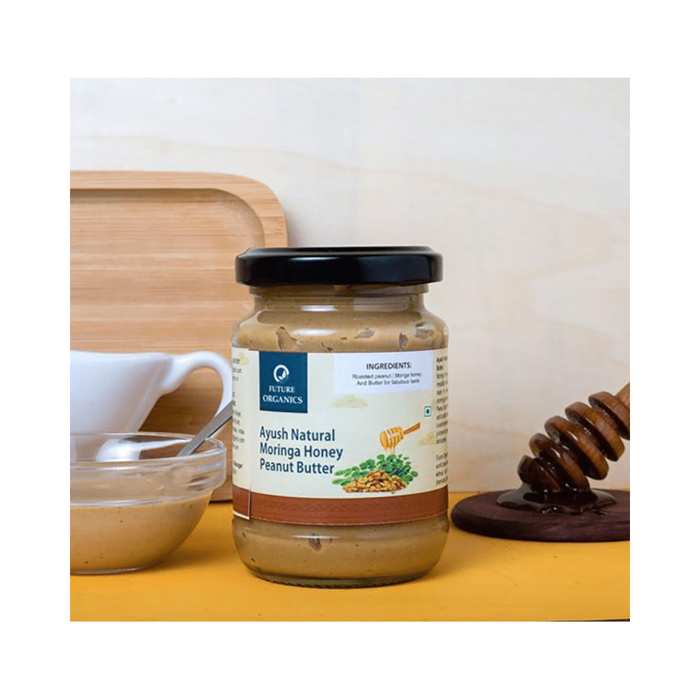 Future Organics Ayush Natural Peanut Butter Moringa Honey - Image 5