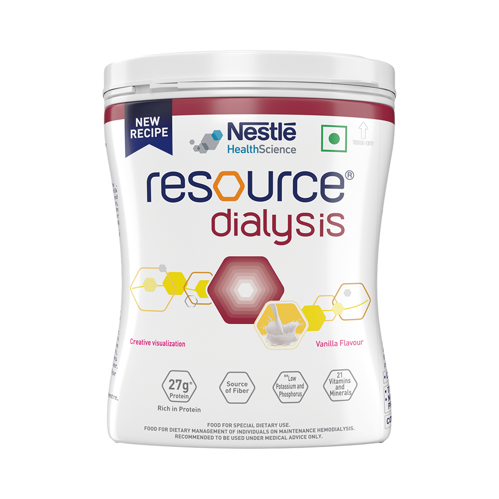 Nestle Health Science Resource Dialysis Supplement with Protein, Low GI & Electrolytes | Flavour Powder Vanilla - Image 1