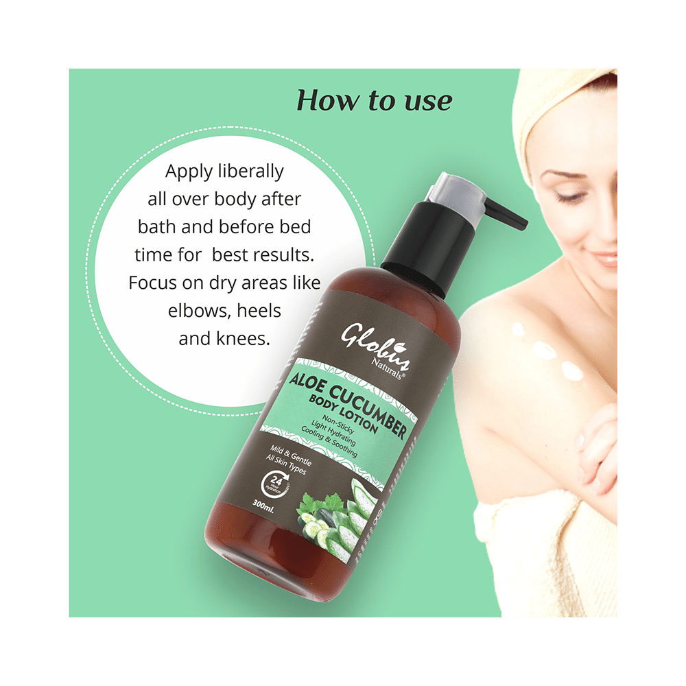 Globus Naturals Aloe Cucumber Body Lotion - Image 4