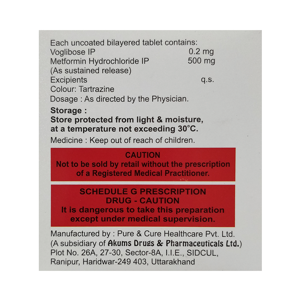 Voglicaid-M 0.2 Tablet SR - Image 2