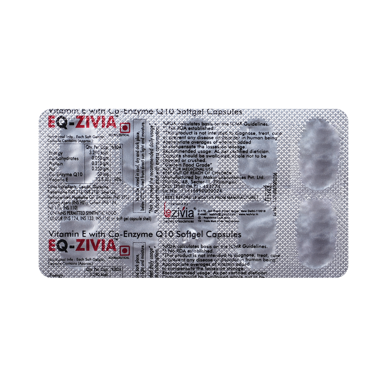 EQ-Zivia Soft Gelatin Capsule - Image 3