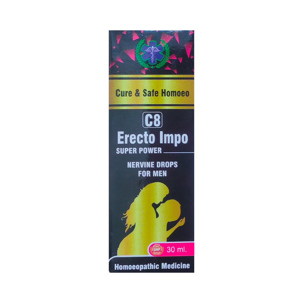 Cure & Safe Homoeo C8 Erecto Impo Oral Drops