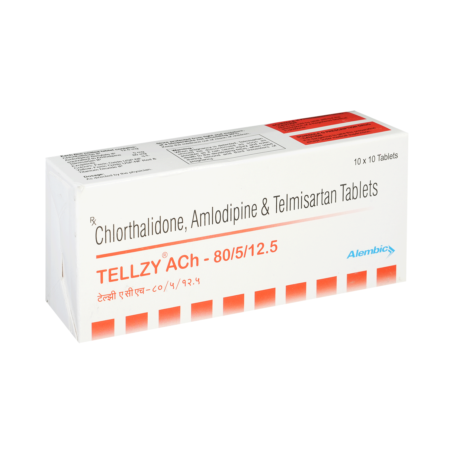 Tellzy Ach 80/5/12.5 Tablet - Image 2