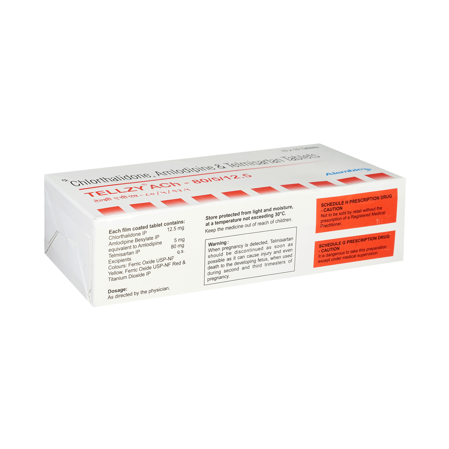 Tellzy Ach 80/5/12.5 Tablet - Image 4