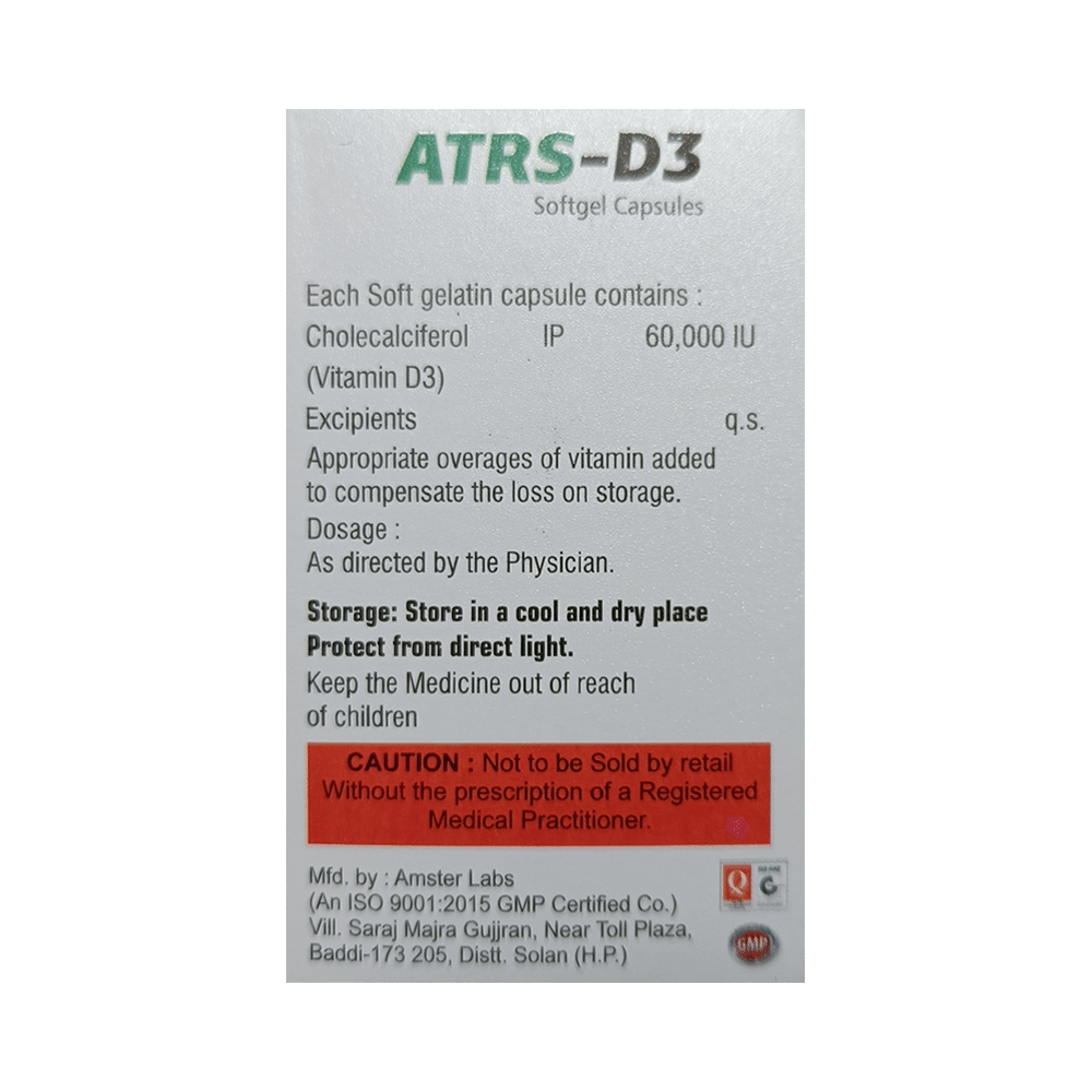 Atrs-D3 Softgel Capsule - Image 2