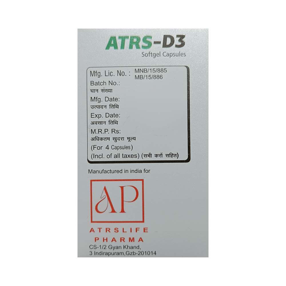 Atrs-D3 Softgel Capsule - Image 3