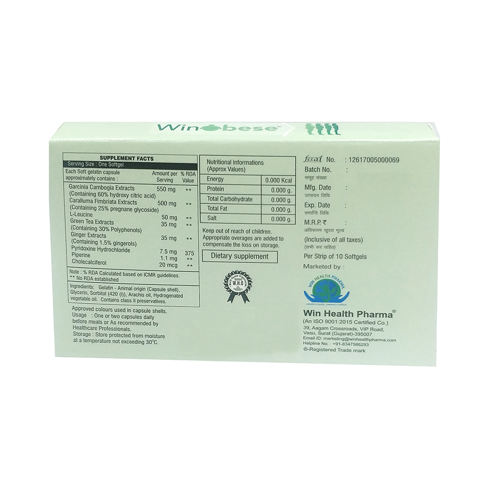 Winobese Soft Gelatin Capsule - Image 2