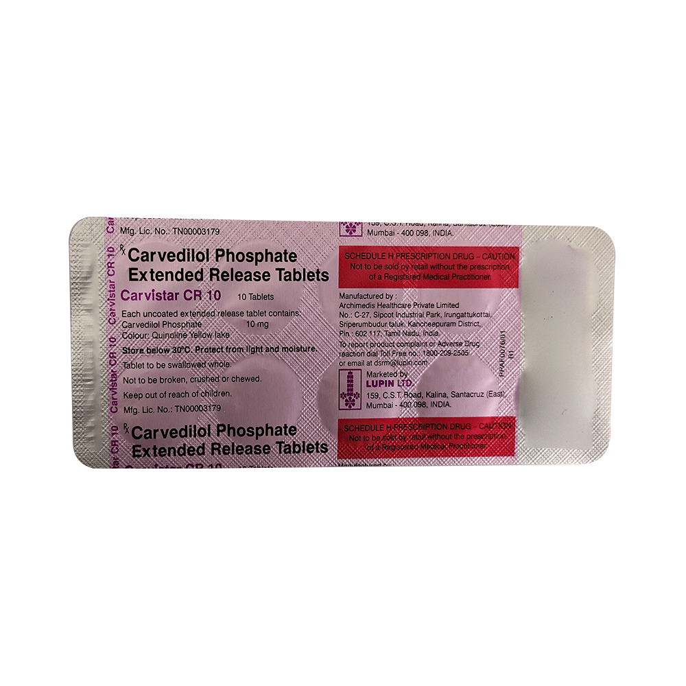 Carvistar CR 10mg Tablet - Image 4