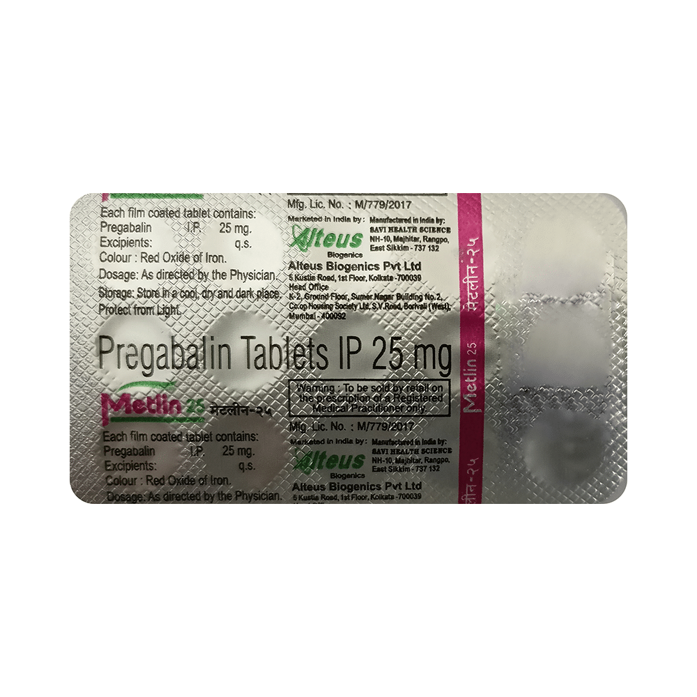 Metlin 25 Tablet - Image 4