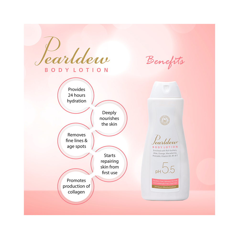 Pearldew pH 5.5 Body Lotion (200ml Each) - Image 5