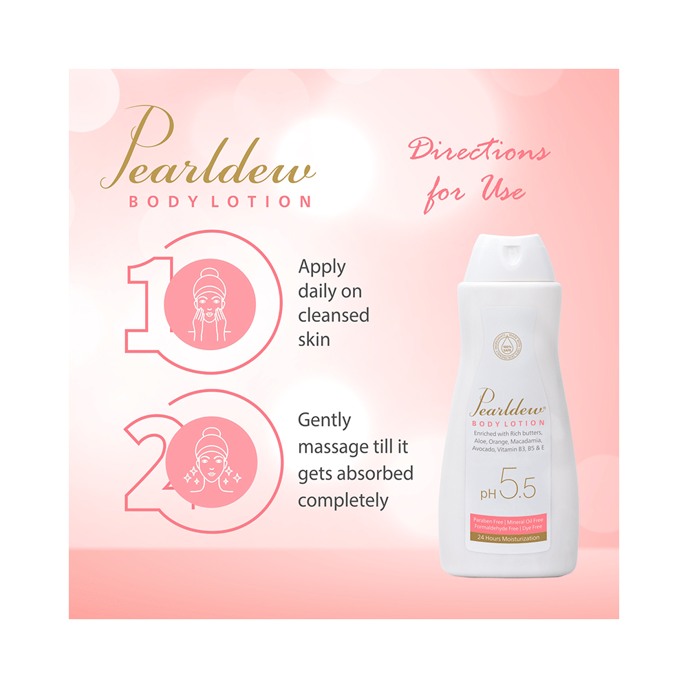 Pearldew pH 5.5 Body Lotion (200ml Each) - Image 7