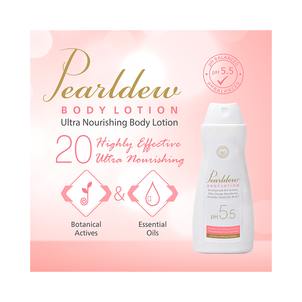 Pearldew pH 5.5 Body Lotion (200ml Each) - Image 3