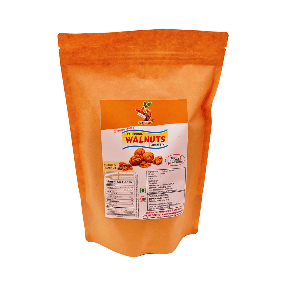 Shara's California Inshell Walnuts (Akhrot) (400gm Each) - Image 2