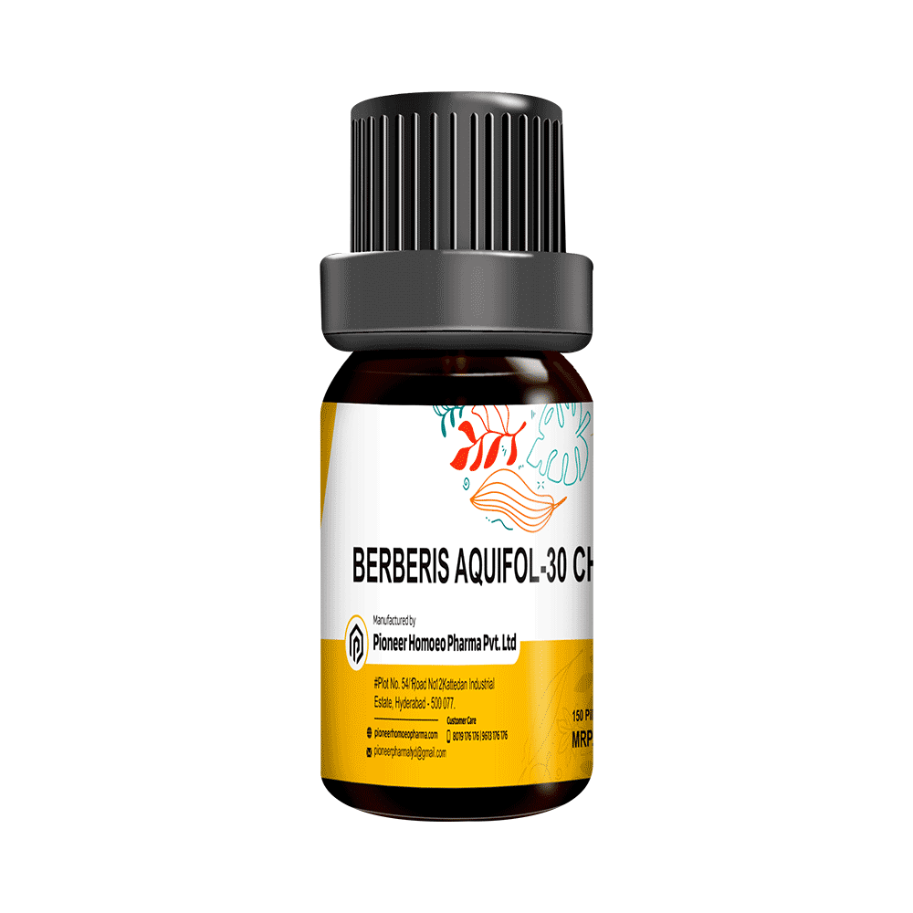 Pioneer Pharma Berberis Aquifoli Globules Pellet Multidose Pills 30 CH