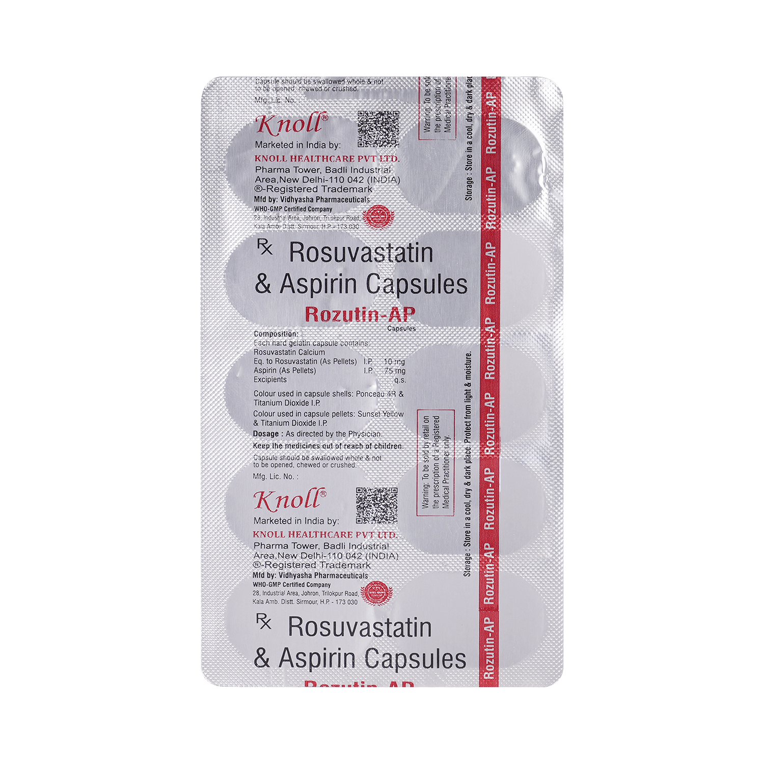 Rozutin AP 10mg/75mg Capsule - Image 6