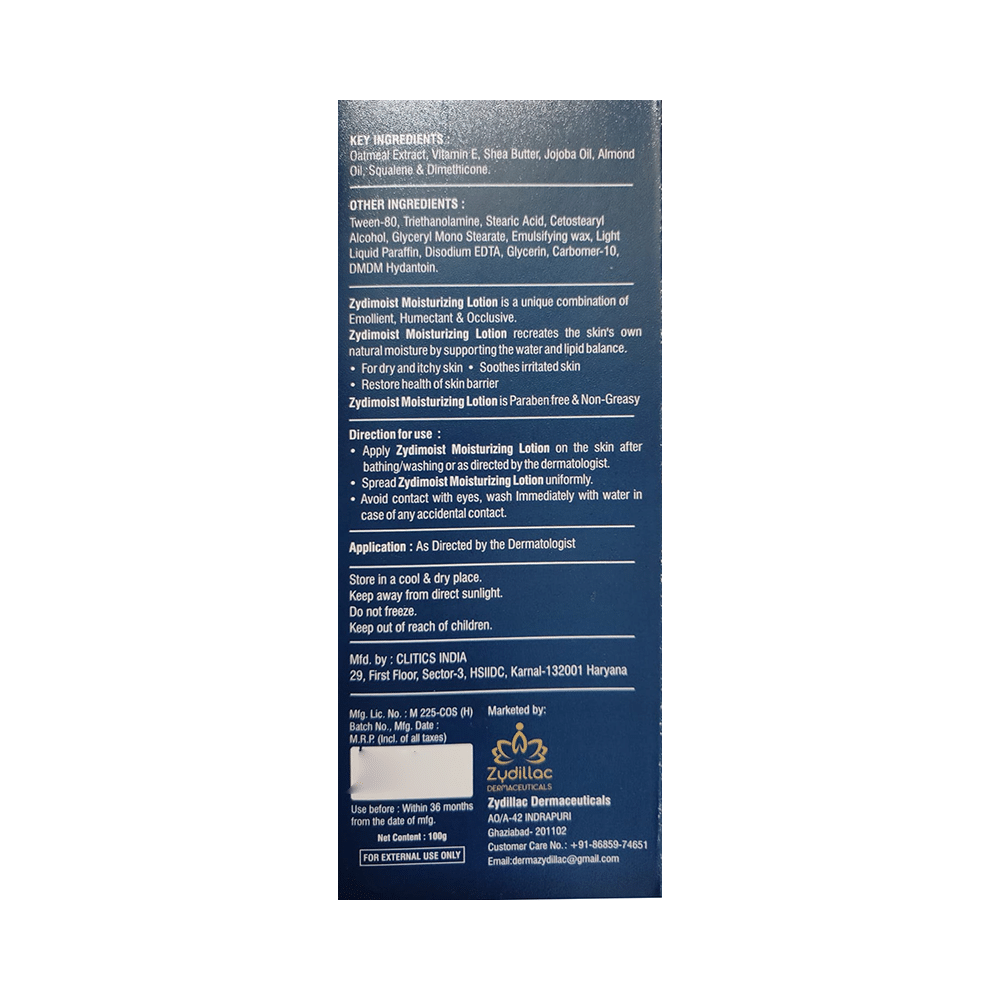 Zydimoist Moisturizing Lotion For Dry & Sensitive Skin - Image 2