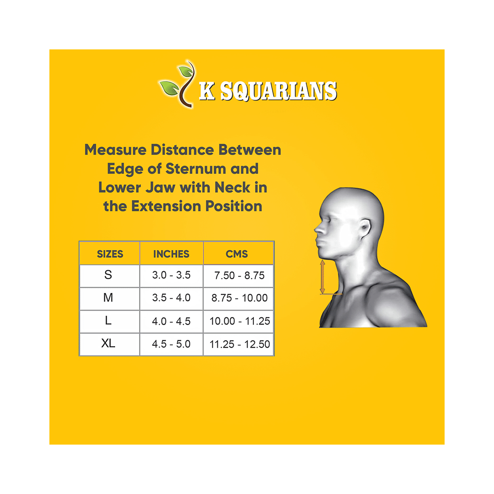 K Squarians Cervical Collar Soft With Support Extra Large - Image 8