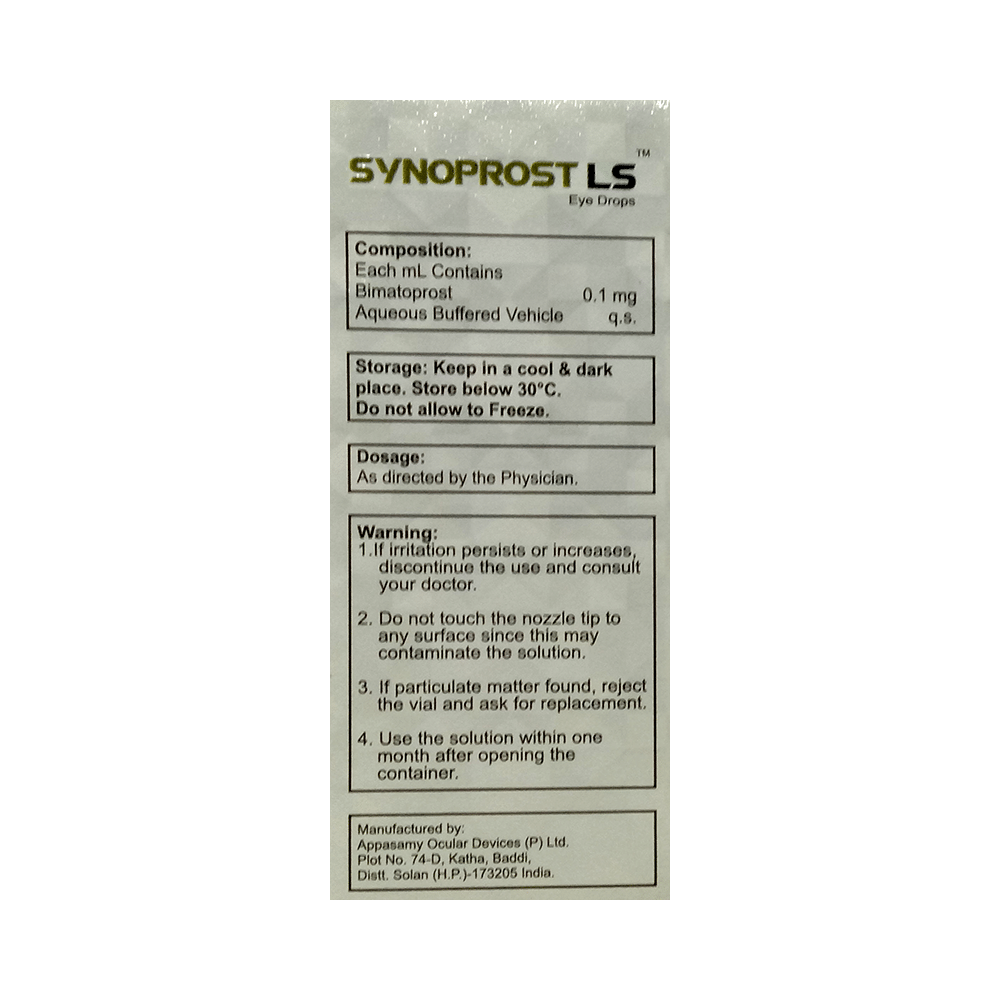 Synoprost LS Eye Drop - Image 2