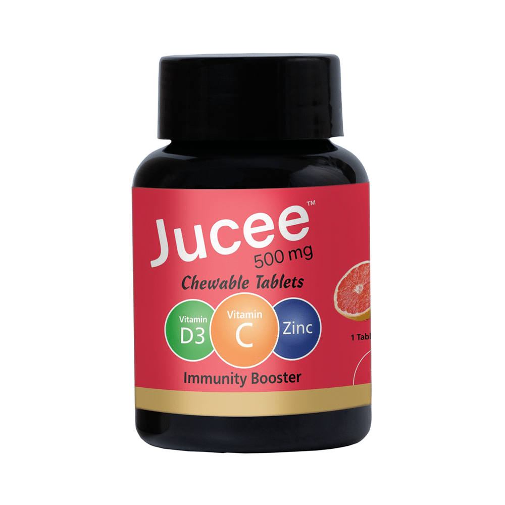Jucee 500mg Chewable Tablet (60 Each) Delicious Grapefruit - Image 2