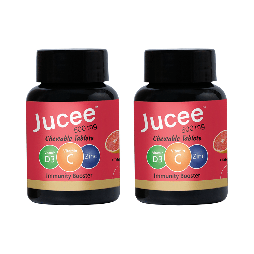 Jucee 500mg Chewable Tablet (60 Each) Delicious Grapefruit