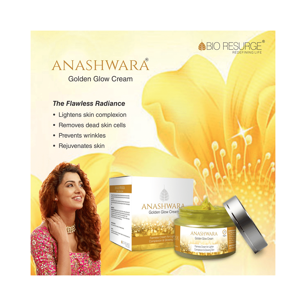 Bio Resurge Anashwara Golden Glow Cream with Free 5 Beauty Moisturizing Assorted Cream - Image 5