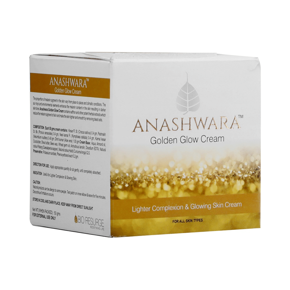 Bio Resurge Anashwara Golden Glow Cream with Free 5 Beauty Moisturizing Assorted Cream - Image 1