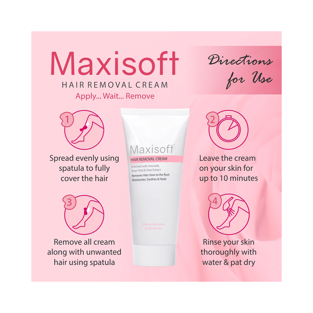 Maxisoft Hair Removal Cream (60gm Each) - Image 8